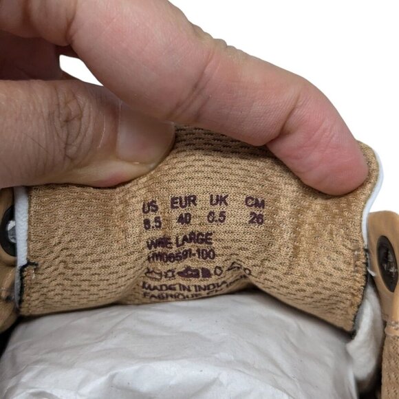 Hush Puppies Sabine White Leather Sneakers Tennis Shoes Trainers Size 8.5W Wide - Picture 6 of 10